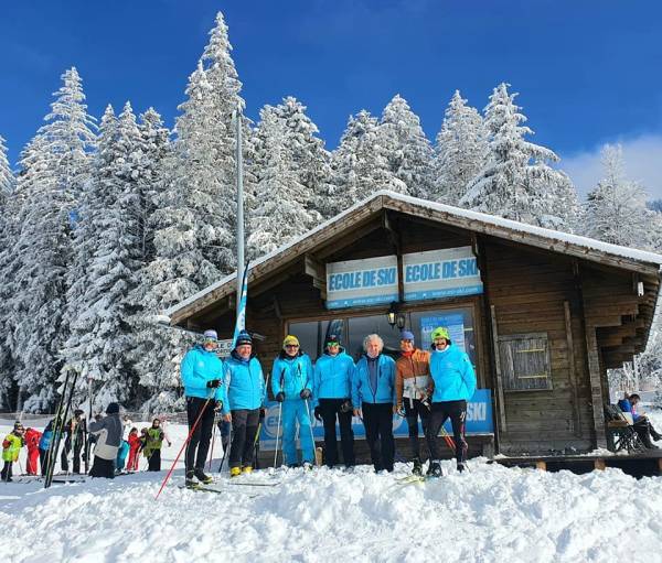 Cross-country skiing la Vattay